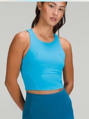 Lululemon Invigorate Training Tank Top Turquoise Tide - EUC Size 4